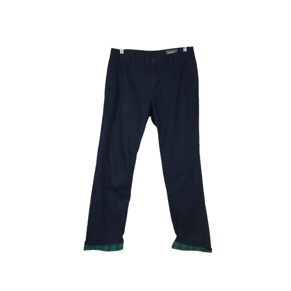 Bonobos Other - BONOBOS - MEN'S 30 X 30 - NAVY SLIM FIT FLANNEL LINED 100% COTTON PANTS